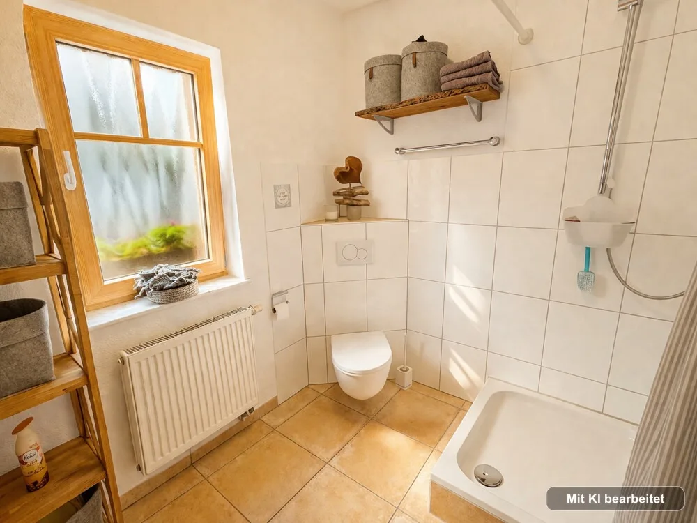 GästeWC mit Dusche EG Haus