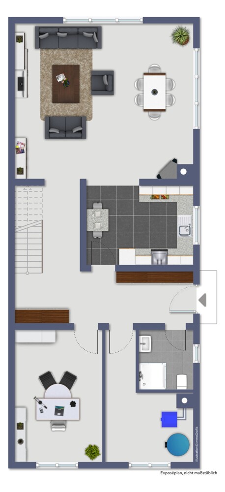 Grundriss EG Haus
