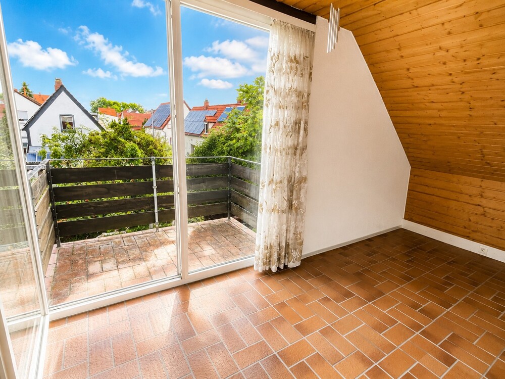 Oben auch Wintergarten und Balkon