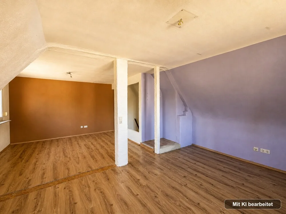 Dachgeschosszimmer Vorderhaus