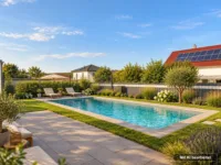 Kreative Pool Idee mit KI bearbeitet