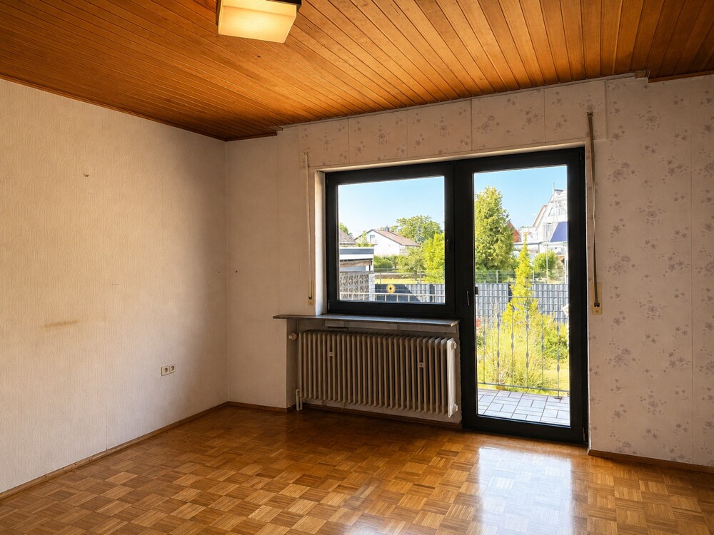 Schlafzimmer mit Balkon