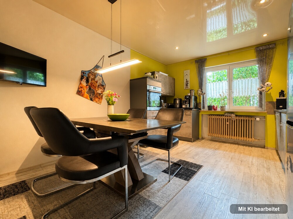 Küche und Essbereich