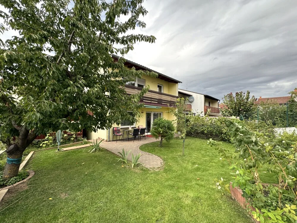 Blick aufs Haus