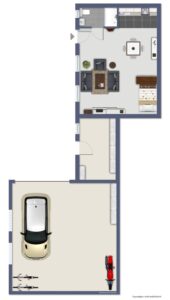 Grundriss Einlieger & Garage