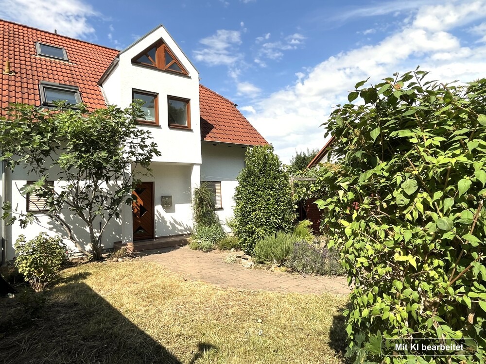 Blick aufs Haus