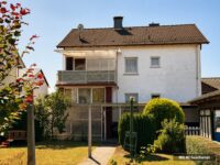 der Blick auf das Haus