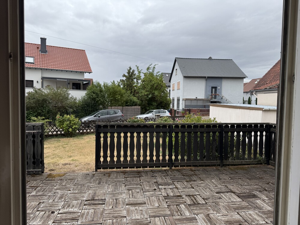 Blick auf die Terrasse