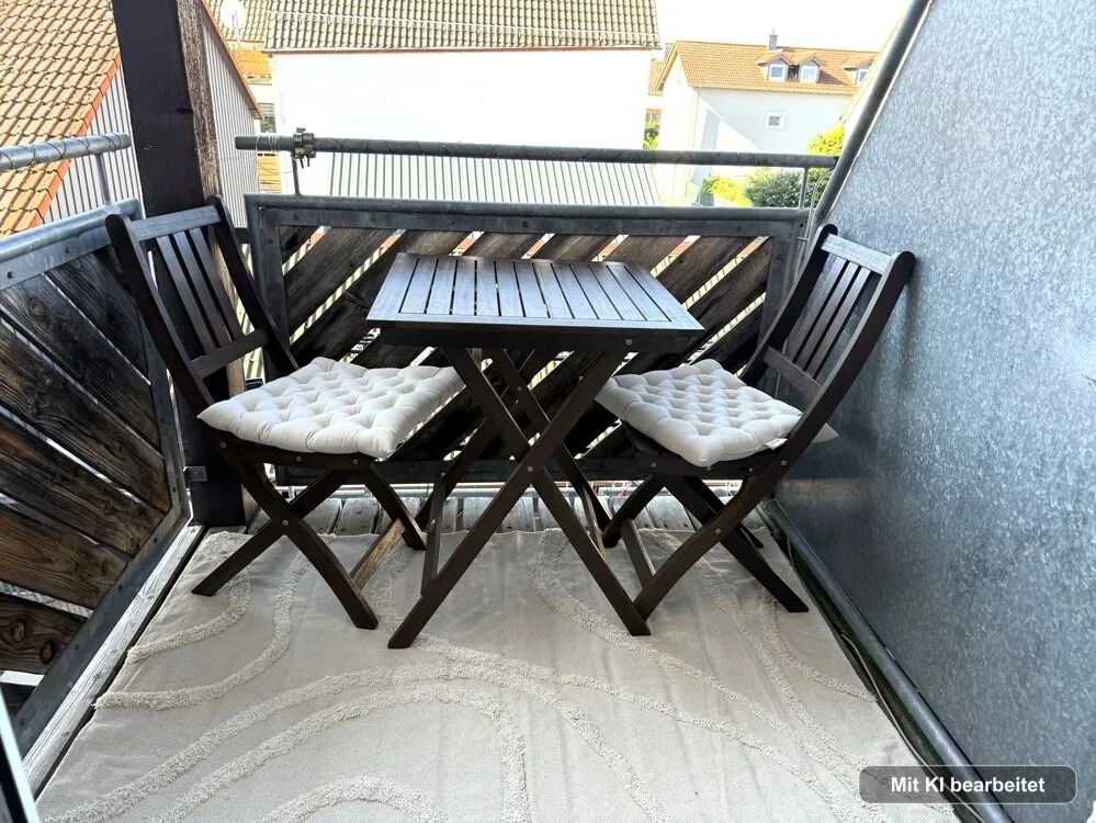 Gemütlicher Balkon