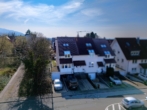 Ansicht von oben - Über den Reben zuhause