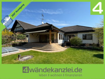 Exklusiver Bungalow mit Gartenidylle und Einliegerwohnung!, 67161 Gönnheim, Einfamilienhaus