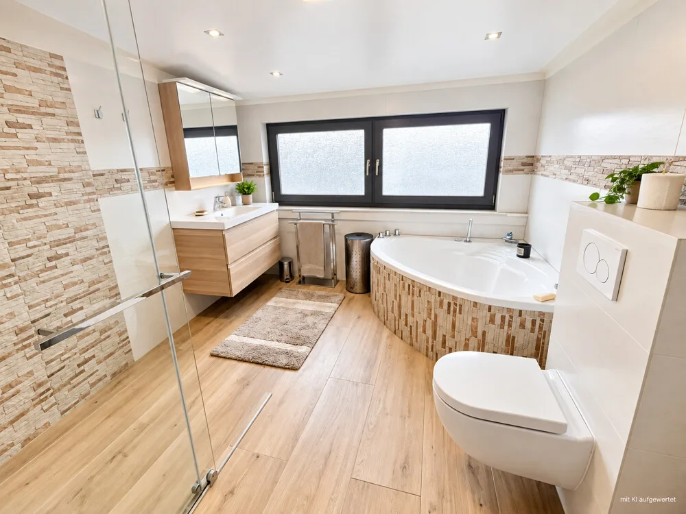 Tageslichtbad, Dusche, Wanne