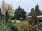 Garten Blick von der Terrasse - Stadthaus Garten Pool