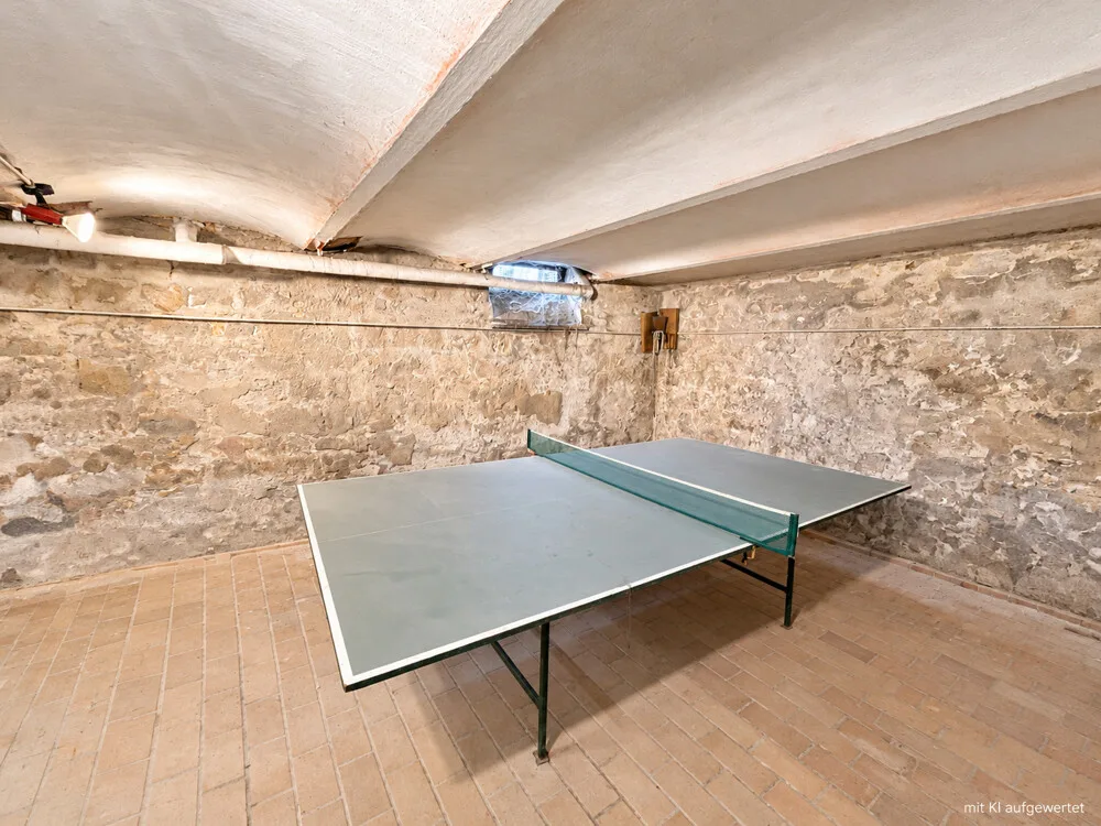 Haus ist unterkellert