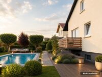 Garten mit KI bearbeitet