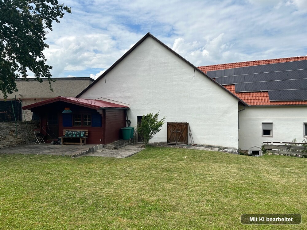 Scheune mit Garten