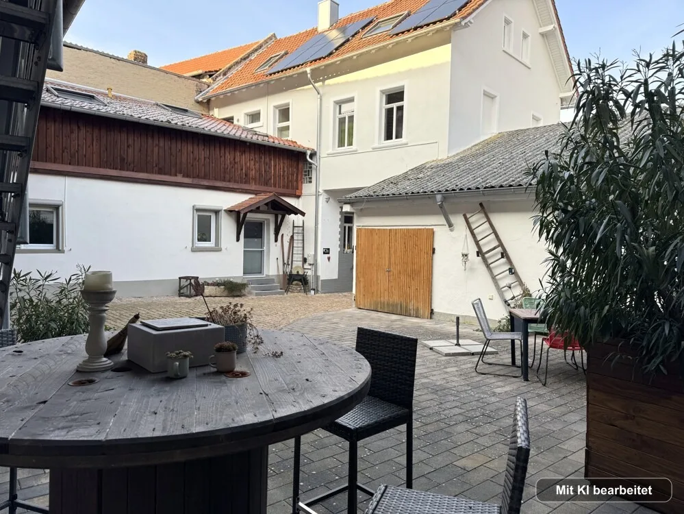 Blick aus dem Hof