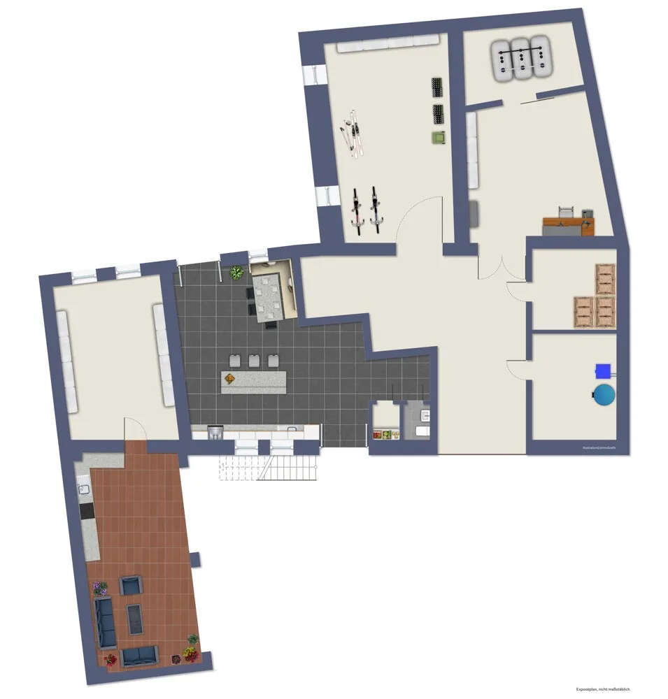 Grundriss Nebengebäude EG