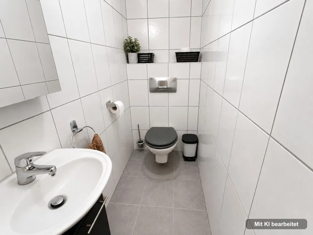 Separates Gäste-WC
